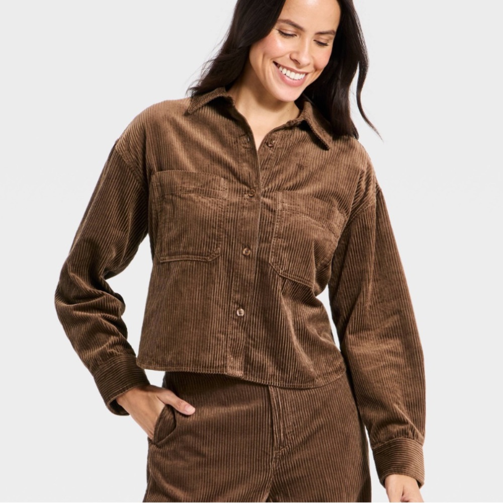 Universal Thread Chocolate Corduroy Shirt